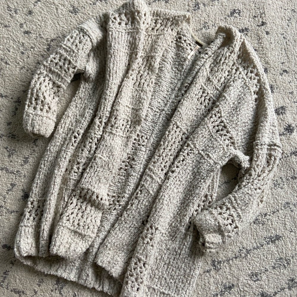 Free People Oversized Chunky Cardigan